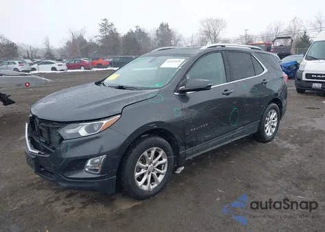 2019 Chevrolet Equinox Lt из США, поврежденный, VIN 2GNAXUEV1K6104333